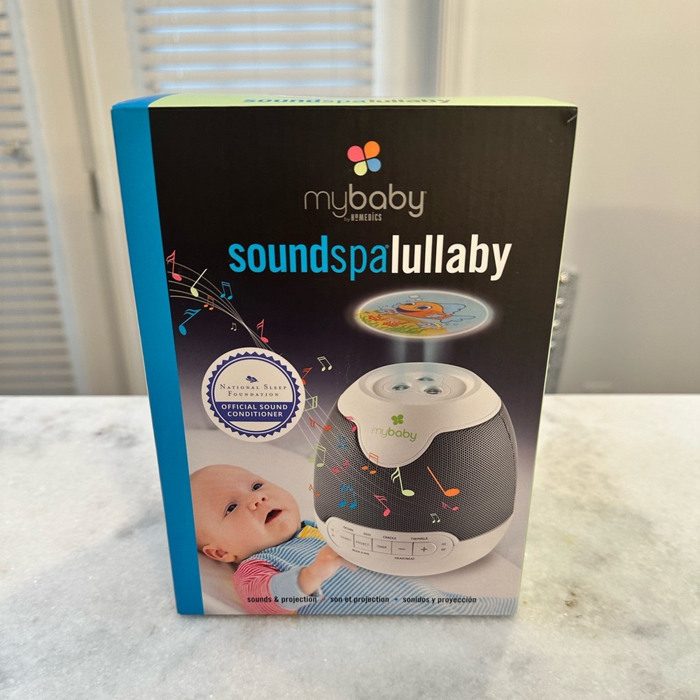 HoMedics myBaby Soundspa Lullaby Sounds & Projection Machine - NIB